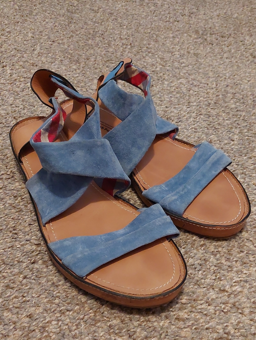 Suede Crossover Hush Puppies Sandals